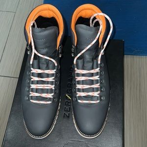 Cole Haan ZeroGrand Zero Grand Gray Hiker Boots